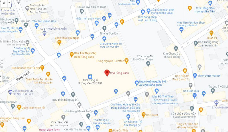 cho-dong-xuan-google-maps